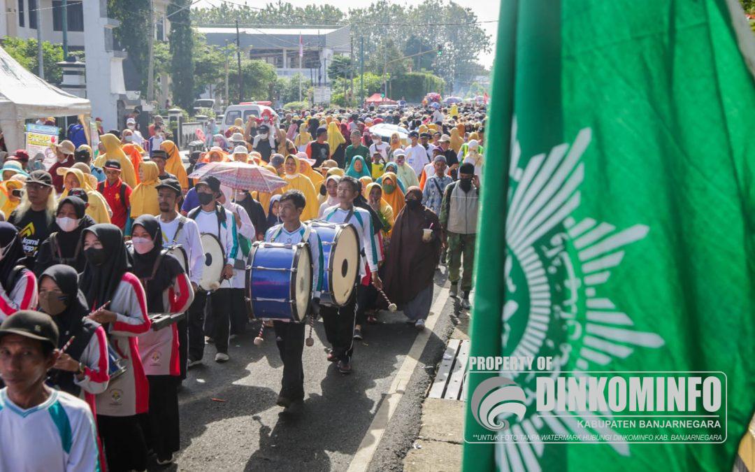 Sambut Muktamar ke-48, Ribuan Warga Muhammadiyah Banjarnegara Ikuti Jalan Sehat