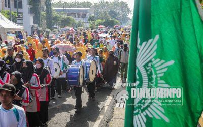 Sambut Muktamar ke-48, Ribuan Warga Muhammadiyah Banjarnegara Ikuti Jalan Sehat