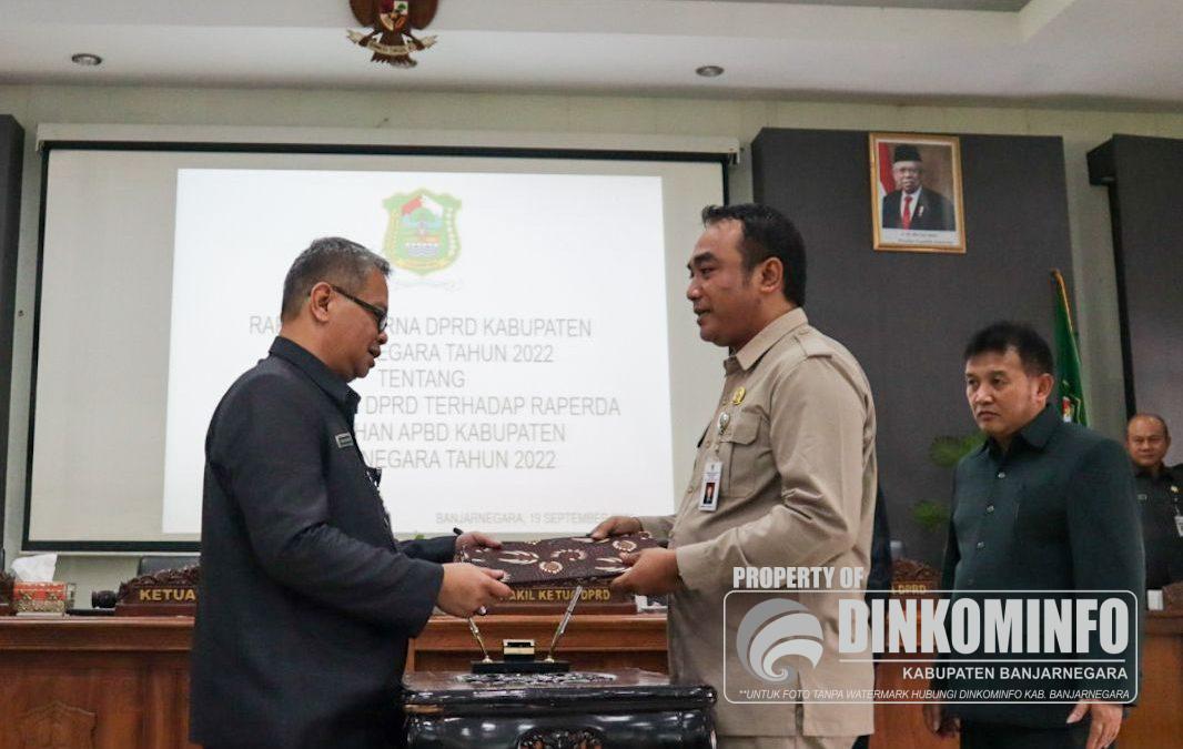 Dewan Setujui Raperda APBD Perubahan Tahun Anggaran 2022, Pj Bupati: Semoga Memenuhi Harapan dan Kebutuhan Masyarakat