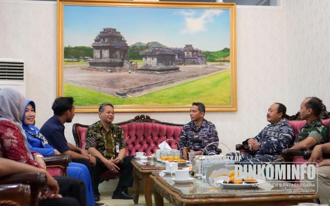 Pj Bupati Banjarnegara Terima Kunjungan Ekspedisi Maritim TNI AL