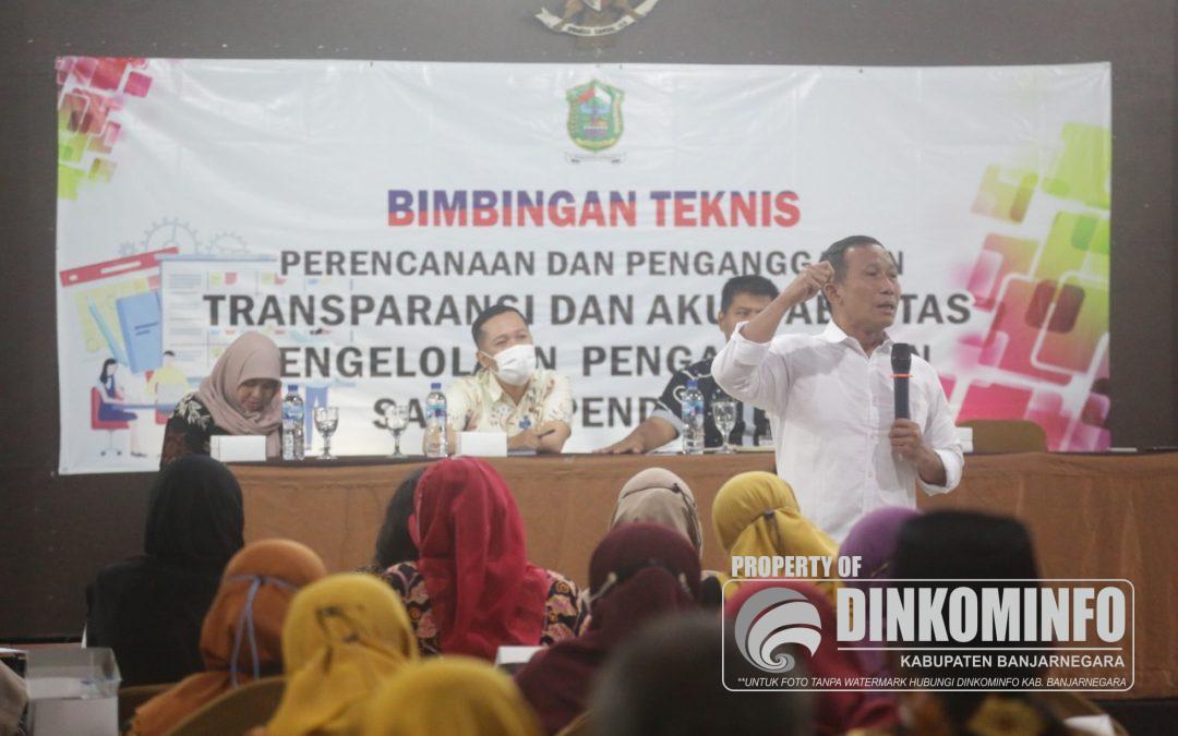 KS dan Bendahara Sekolah Ikuti Bimtek Keterbukaan Informasi, Guna Transparansi Dana BOS