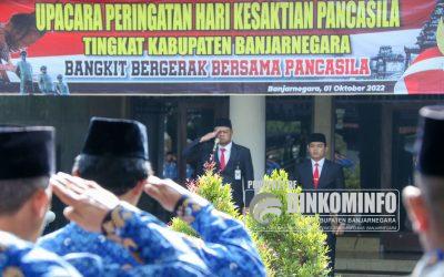 Pj Bupati Banjarnegara Pimpin Upacara Hari Kesaktian Pancasila