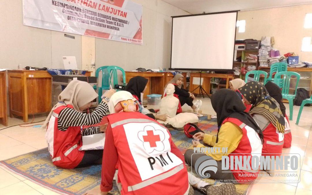 Tingkatkan Performa, Tim Sibat PMI Desa Kubang Diupgrade Kemampuannya