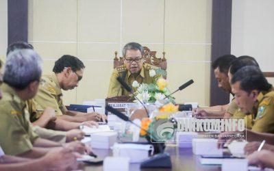 Pimpin Rakor Penanggulangan Bencana, Pj Bupati: Tingkatkan Kesiapsiagaan Hadapi Bencana