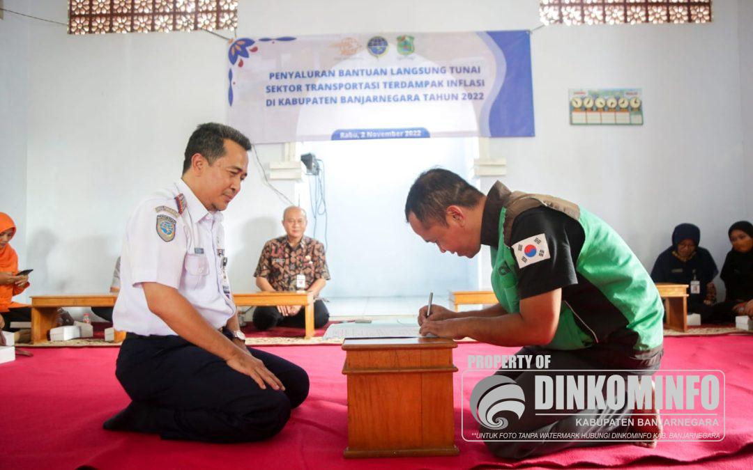 1.196 Pelaku Transportasi di Banjarnegara Terima BLT
