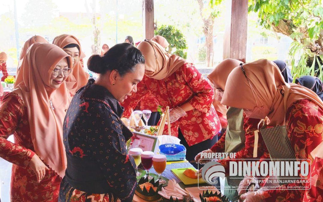 Sambut HUT ke-23, Dharma Wanita Gelar Lomba Kudapan Bergizi untuk Anak dan Bumil