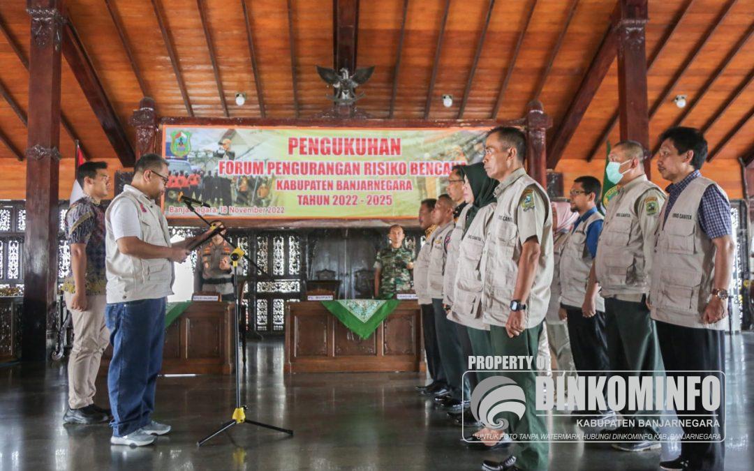 Minimalisir Resiko Bencana, Pj Bupati Banjarnegara Kukuhkan FPRB