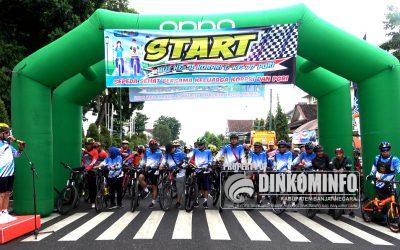 Meriah, Sepeda Santai HUT Korpri dan PGRI di Banjarnegara