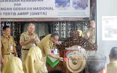 Tingkatkan Pengelolan dan Pengawasan Kearsipan, Pj Bupati Canangkan GNSTA