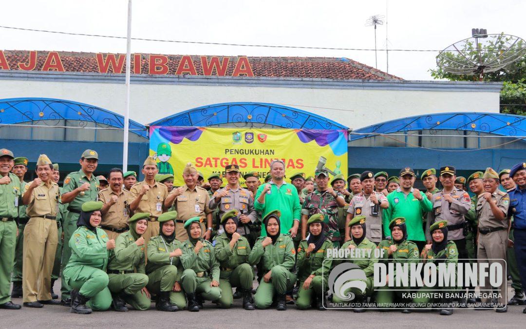 Satgas Linmas Dikukuhan