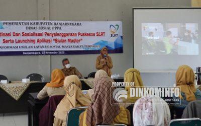 LAUNCHING APLIKASI Ã¢â‚¬Å“SIULAN MASTERÃ¢â‚¬Â ( SISTEM INFORMASI USULAN LAYANAN SOSIAL MASYARAKAT TERPADU ) DINAS SOSIAL PPPA KABUPATEN BANJARNEGARA