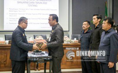 Pemkab dan DPRD Sepakati Raperda APBD Kabupaten Banjarnegara Tahun Anggaran 2023