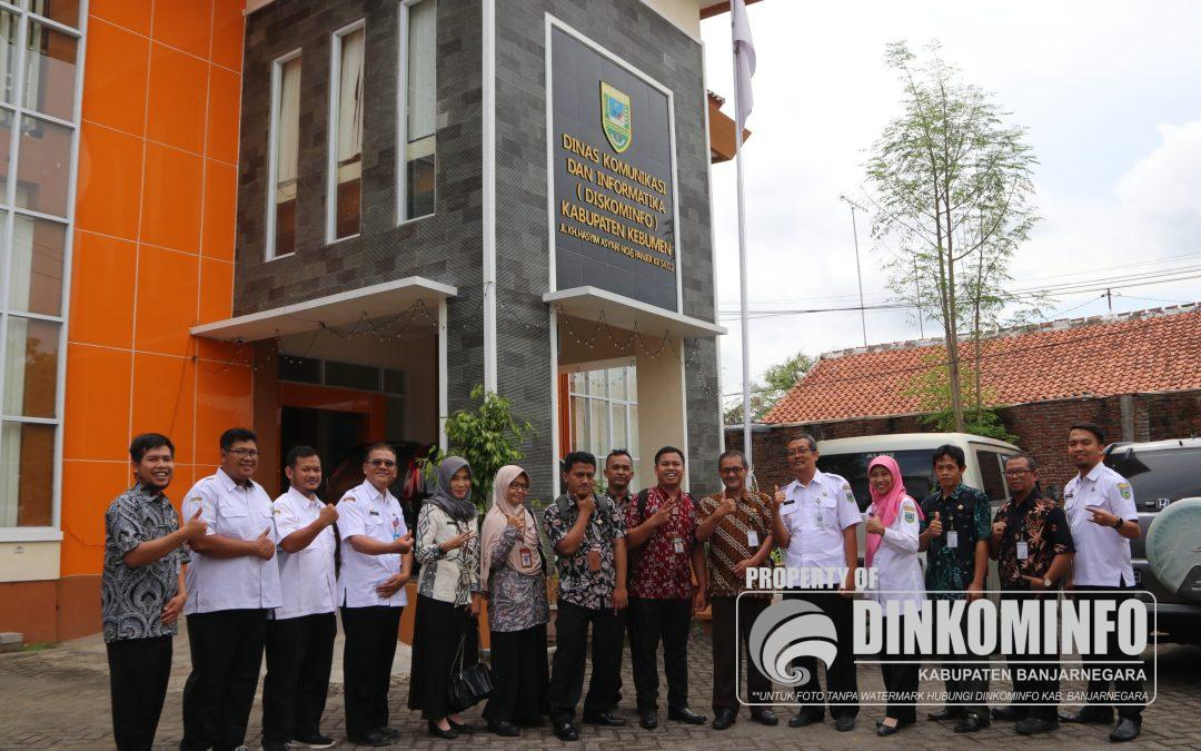 Dinkominfo Banjarnegara Lakukan Kaji Banding Pengelolaan SPBE, Satu Data, dan LPPL Dinkominfo Kebumen