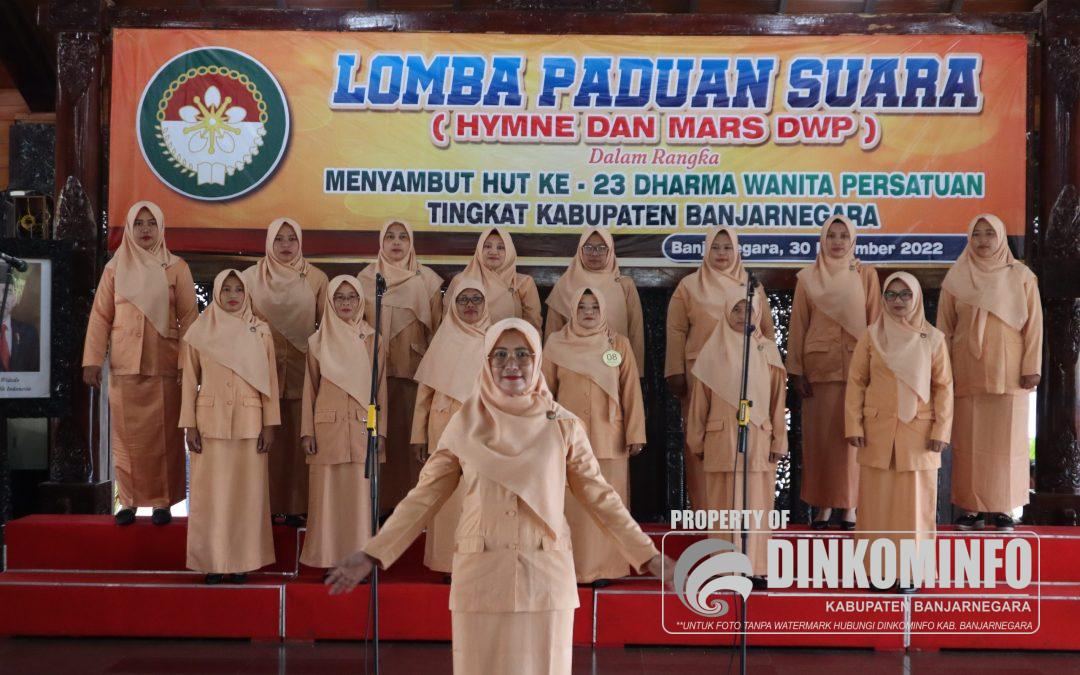 DWP Setda dan Kecamatan Rakit Juarai Lomba Paduan Suara