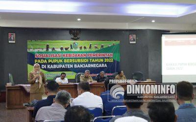 Pemkab Banjarnegara Adakan Sosialisasi Kebijakan Pupuk Bersubsidi
