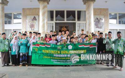 Lepas Kafilah Porsadin, Sekda Banjarnegara Doakan Raih Prestasi