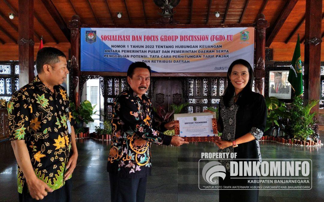 Optimalkan Potensi Pendapatan Daerah, Pemkab Gelar Sosialisasi UU HKPD dan FGD