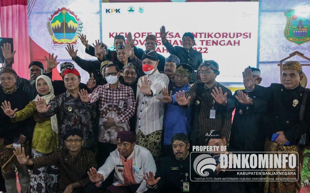 Gubernur Ganjar Pranowo Launching 29 Desa Antikorupsi di Jateng