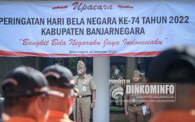 Sekda Banjarnegara Menjadi Irup Upacara Hari Bela Negara ke-74