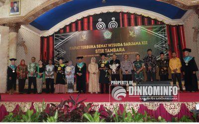 Wisuda Sarjana Ke-12, Pj Bupati Harapkan STIE Tambara Tingkatkan Peran dalam Pembangunan
