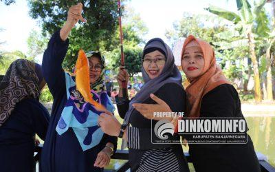 PKK Gelar Mancing Bareng, Bangun Kebersamaan