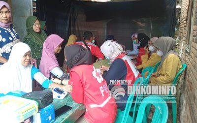 PMI dan Puskesmas Mandiraja Gelar Pengobatan Gratis