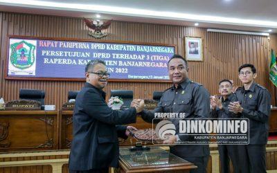 DPRD Setujui Tiga Raperda, Pj Bupati: Akan Ditindaklanjuti Menjadi Perda