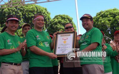 Senam Sehat Moderasi Beragama Banjarnegara Cetak Rekor MURI