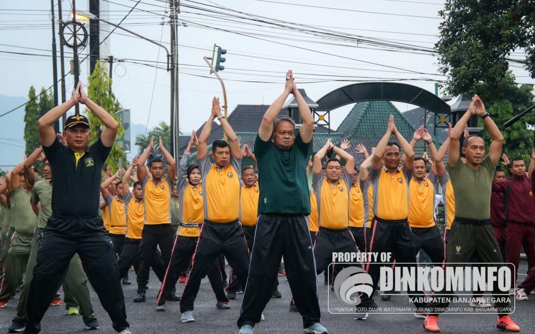 Senam Bersama Jalin Kebersamaan dan Solidaritas