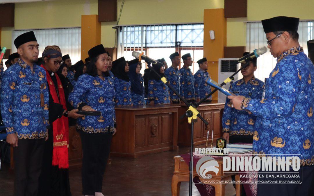 337 CPNS Pemkab Banjarnegara Terima SK Penegrian, Ini Pesan Penjabat Bupati