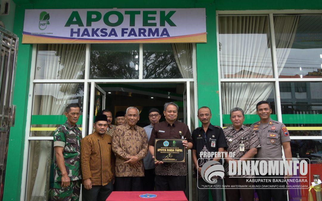 Diresmikan Pj Bupati, Haksa Farma Jadi Apotek Pertama Milik Koperasi di Banjarnegara
