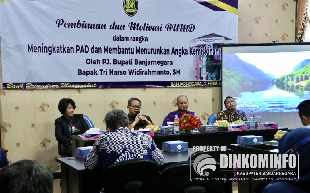 Pj Bupati Minta PT BPR BKK Mandiraja (Perseroda) Optimalkan Penyaluran Kredit Modal Usaha
