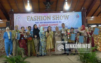Fashion Show Glamour Ecoprint Diikuti 14 Model