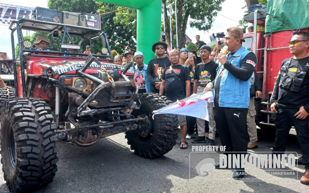 Wagub Taj Yasin Melepas Jelajah Wisata Banjarnegara Adventure Offroad #4 Tahun 2023