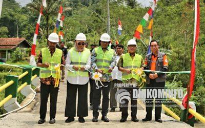 Jembatan Kali Bojong Desa Karekan Direnovasi, Bantuan dari MAMI melalui Baznas