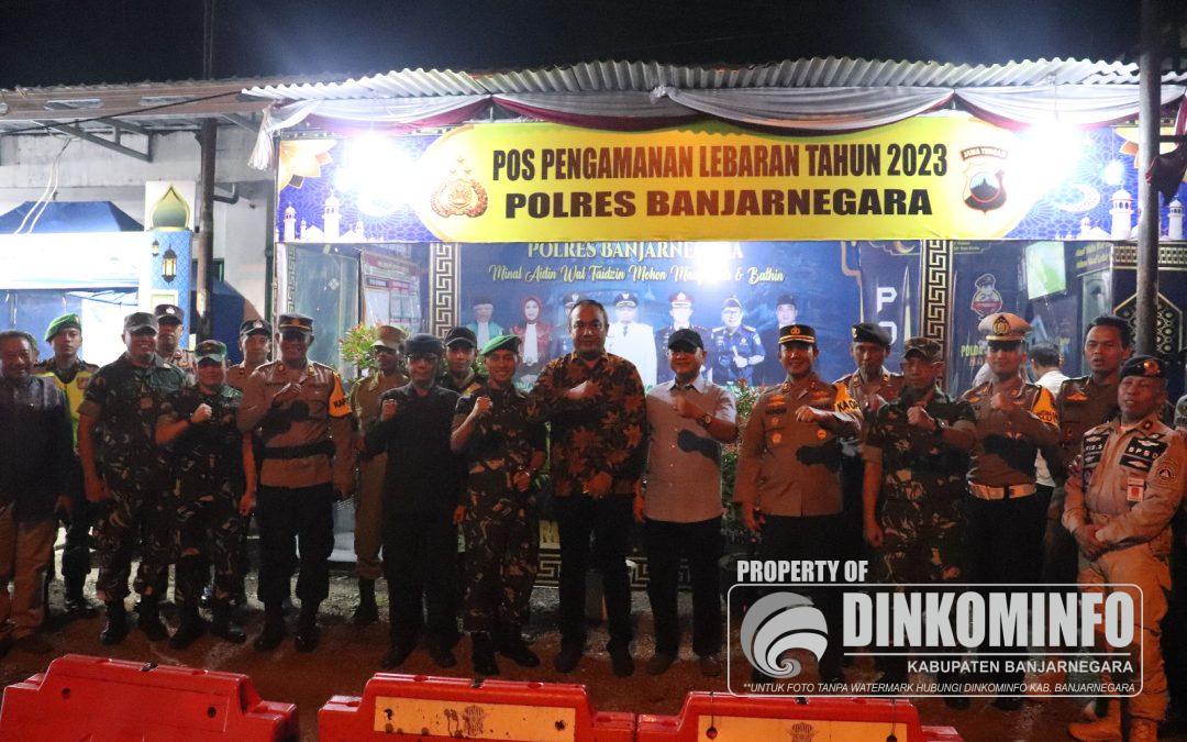 Pastikan Arus Mudik Berjalan Lancar, Forkompimda Banjarnegara Cek Posko Mudik Lebara