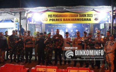 Pastikan Arus Mudik Berjalan Lancar, Forkompimda Banjarnegara Cek Posko Mudik Lebara