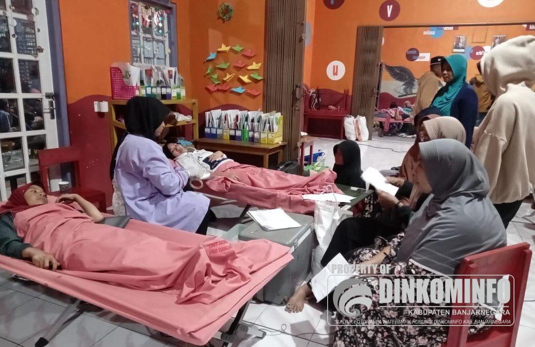 234 Kantong Darah Terkumpul di Desa Pesantren Wanayasa