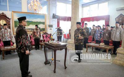 Lantik 23 Pejabat Administrator dan Pengawas, Pj Bupati: Jadilah Aparatur yang Memudahkan Masyarakat