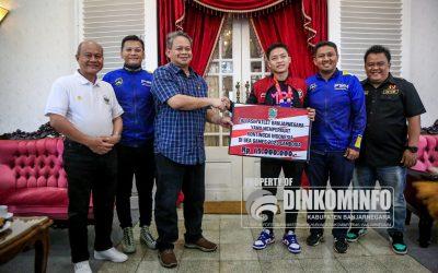 Sambut Peraih Mendali Emas SEA Games, Pj Bupati Harapkan Semangat Juara Rio Mampu Memotivasi Para Atlet di Banjarnegara