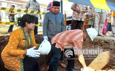 Pj Bupati Lakukan Peletakan Batu Pertama Pembangunan Gedung B Tahap I RSUD Hj. Anna Lasmanah
