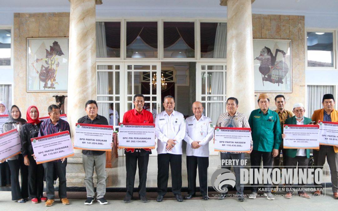 10 Partai Politik Terima Banparpol Tahun Anggaran 2023