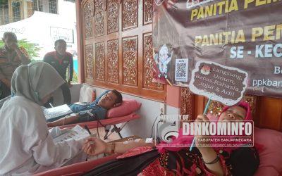 PPS Banjarmangu dan PMI Sosialisasikan Pemilu 2024 kepada Masyarakat