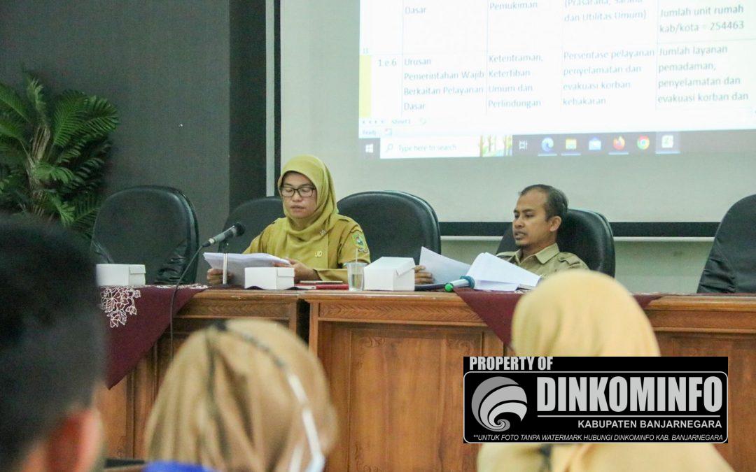 Pemkab Banjarnegara Gelar Rapat Evaluasi Dongkrak Capaian IKK LPPD