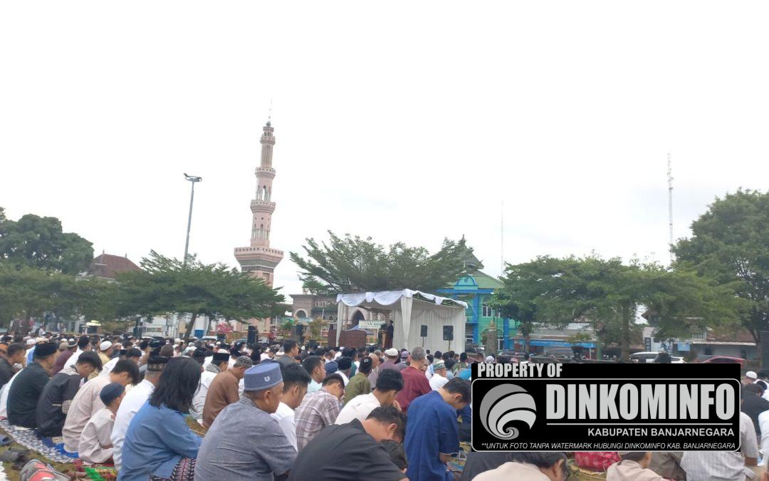 Warga Muhammadiyah Banjarnegara Tunaikan Salat Idul Adha
