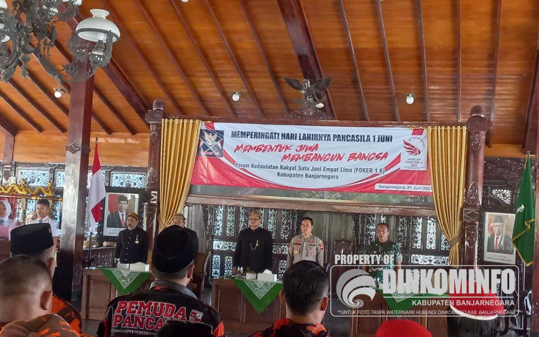 Peringati Hari Lahir Pancasila, Pj Bupati Tri Harso Ajak Masyarakat Bersatu, Bergotong Royong selesaikan Permasalahan di Banjarnegara