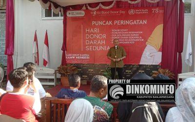 Puncak Peringatan Hari Donor Darah Sedunia Pemkab Banjarnegara Apresiasi Kinerja PMI