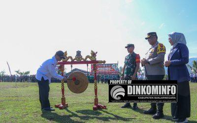Buka TMMD Sengkuyung Tahap II, Pj Bupati: TMMD Jadi Upaya Percepatan Penanggulangan Kemiskinan di Pedesaan