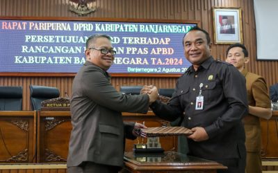 Dewan Setujui Rancangan KUA PPAS APBD Kabupaten Banjarnegara Tahun Anggaran 2024