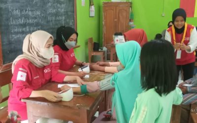 Puluhan Warga Desa Panerusan Kulon Antusias Ikuti Pemeriksaan Kesehatan Bersama PMI